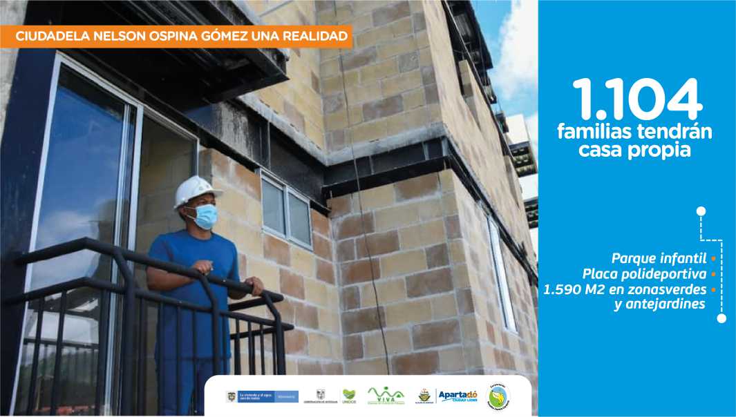 En Apartadó, la Ciudadela Nelson Ospina Gómez es una realidad