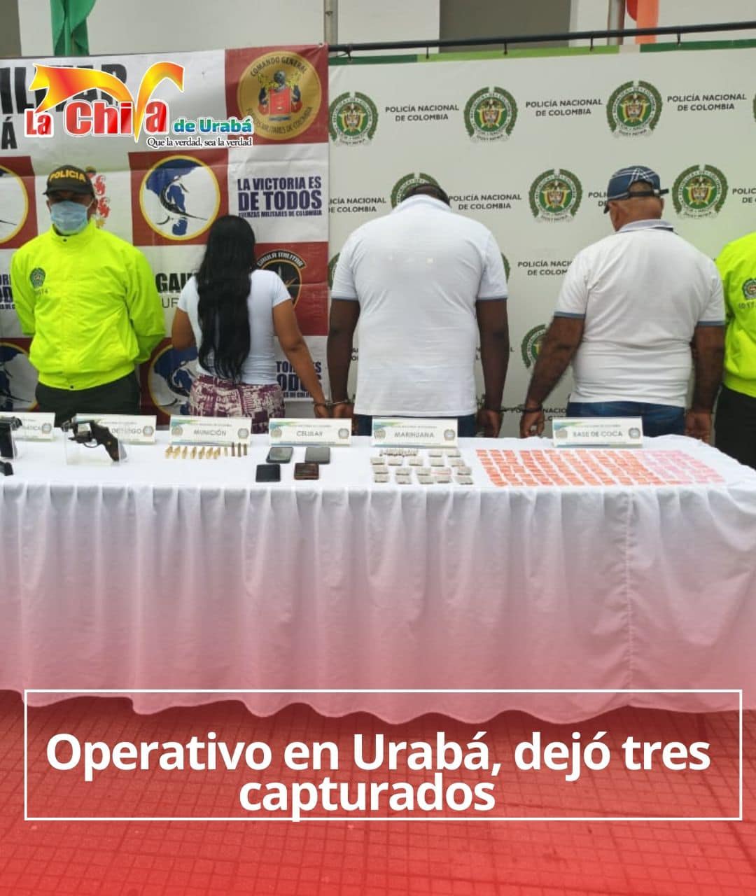 "El Viejo",  "El Gordo" y "Liliana” en poder  de la Policía