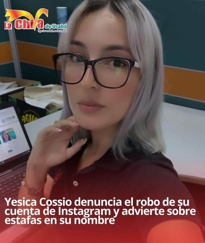Le robaron la cuenta de Instagram a Yesica Cossio