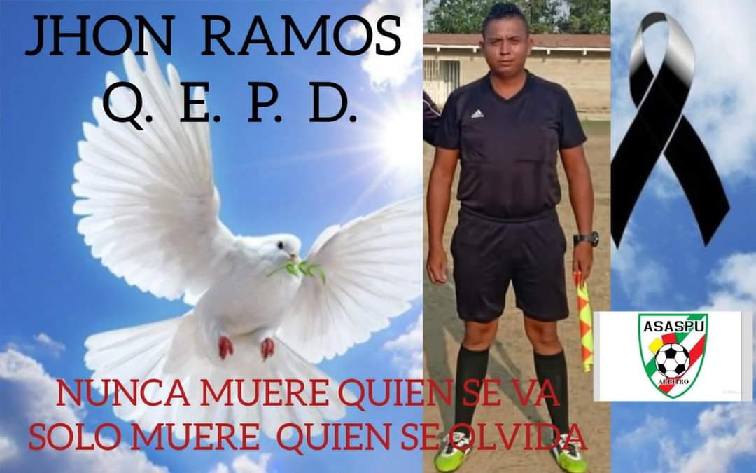 En accidente de moto murió el árbitro de futbol  Jhon Kevins Nisperuza