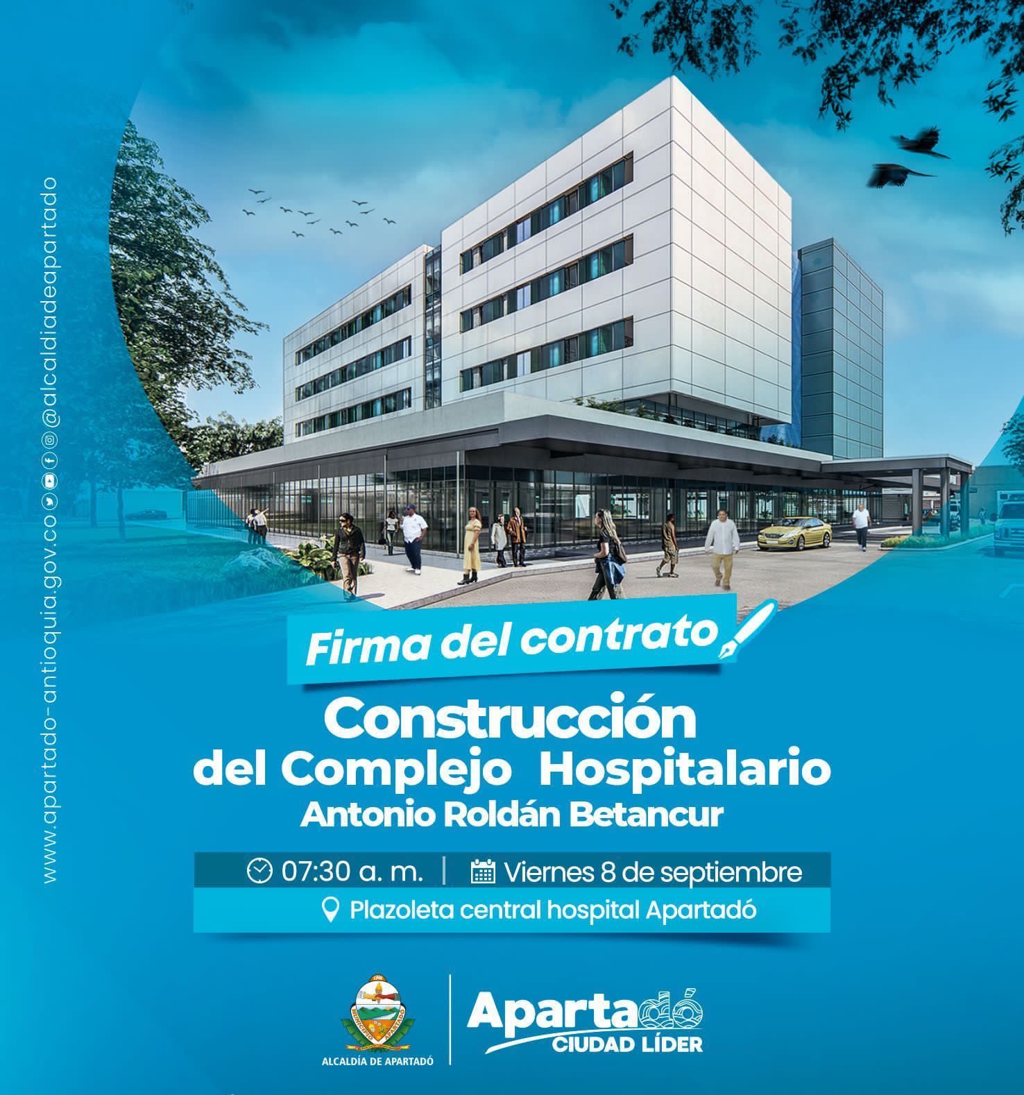 El nuevo hospital de Apartadó tendrá 16 mil metros cuadrados de obras