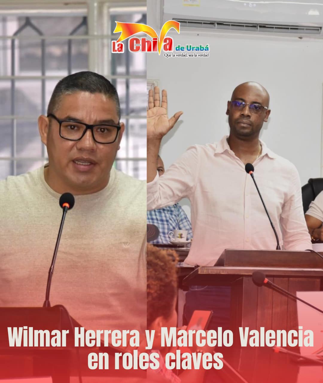 Los abogados Wilmar Herrera y Marcelo Valencia, elegidos Personero y secretario del Concejo de Apartadó