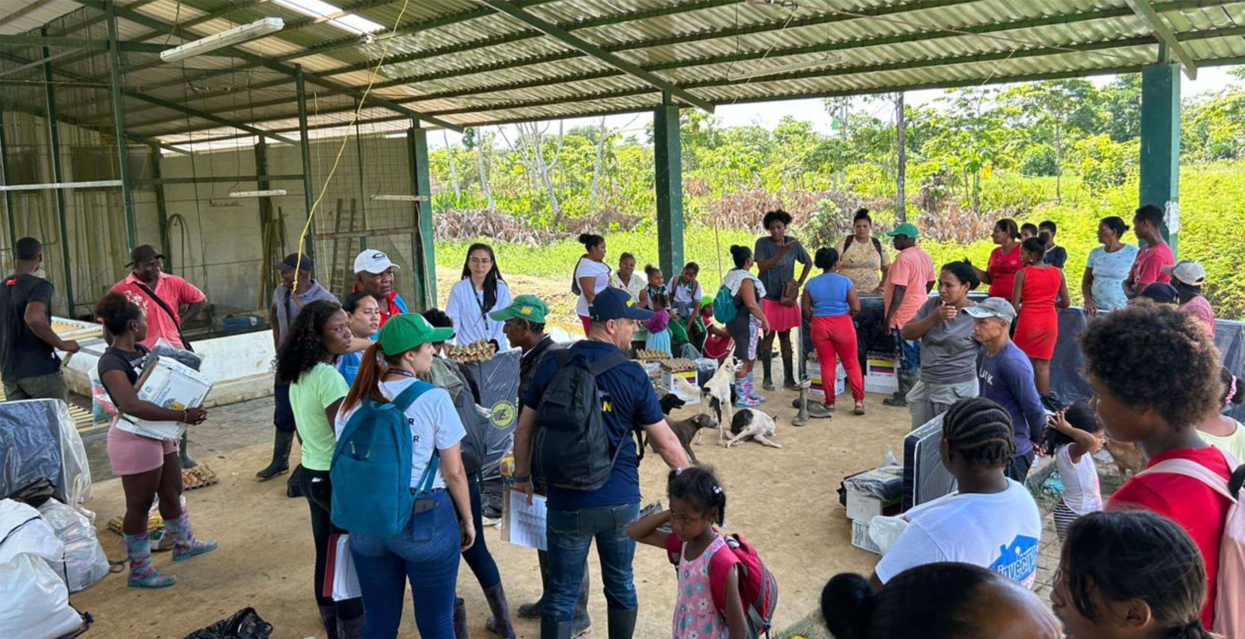 El DAGRAN ha entregado ayudas humanitarias a 1.564 familias afectadas por las lluvias en Antioquia
