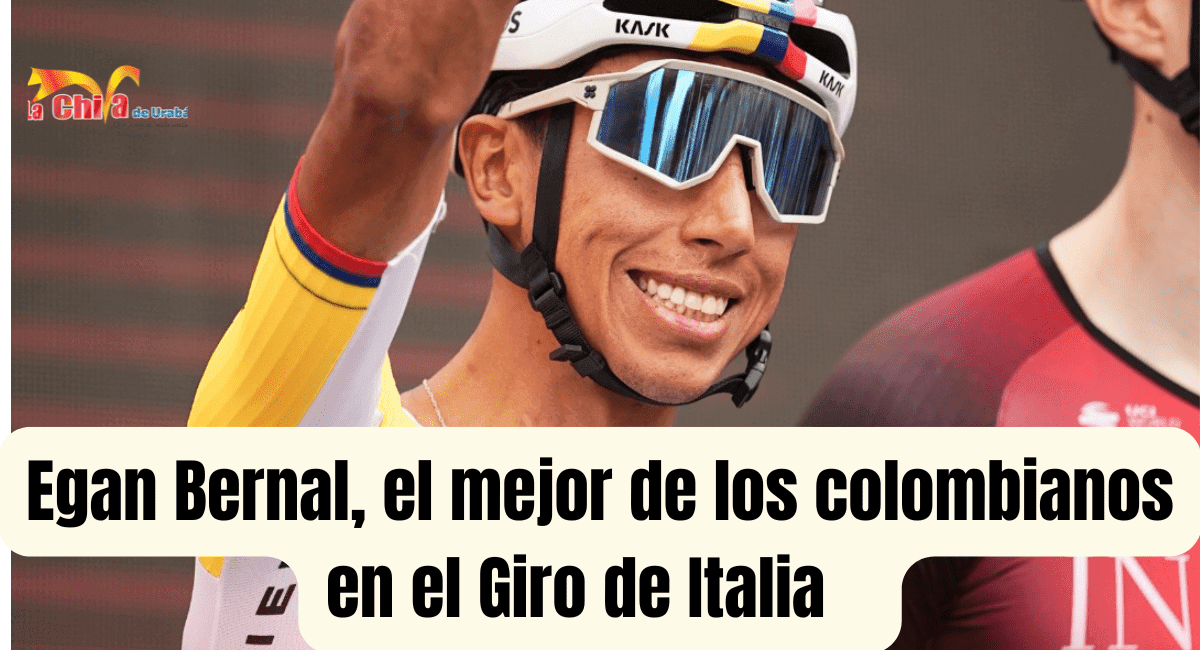Egan Bernal sigue siendo el mejor de los colombianos a 02:54 en el Giro de Italia