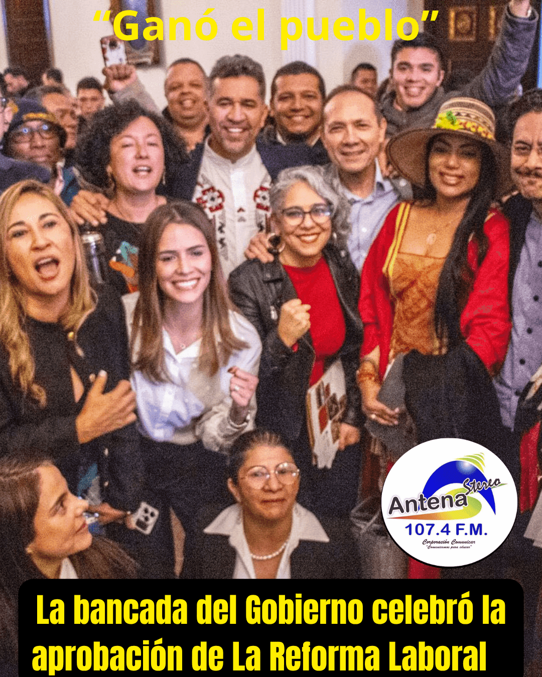 El Senado de Colombia aprobó la Reforma Laboral en medio de tensión política