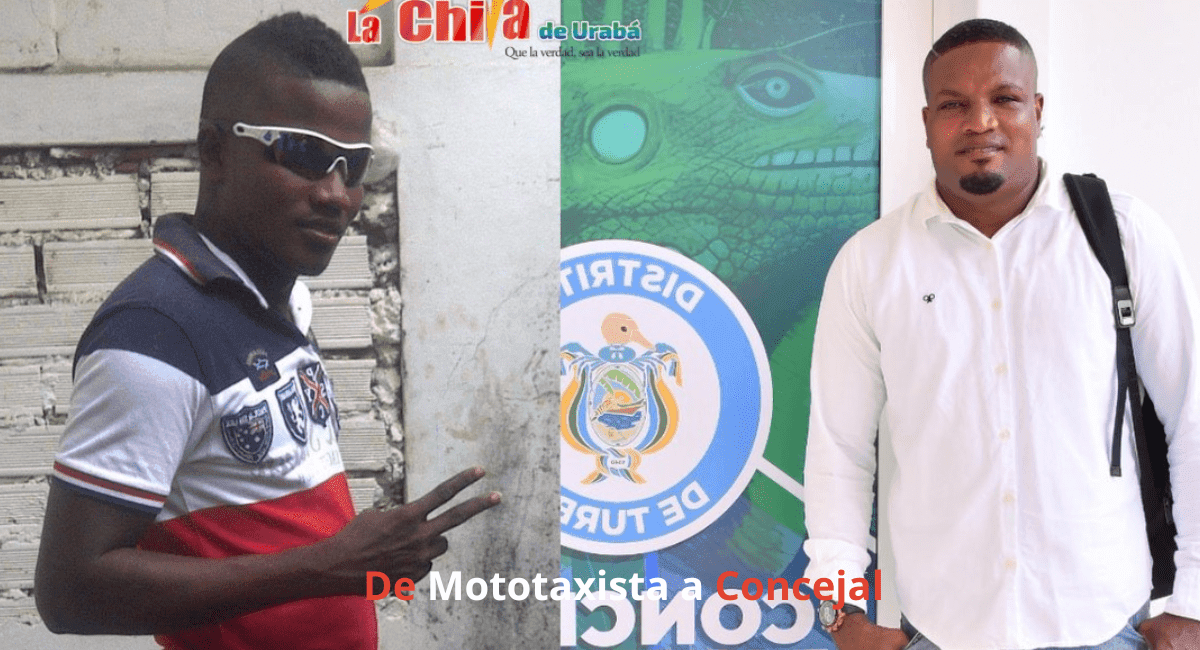 Gilberto Sánchez, de mototaxista a concejal de Turbo, un camino de servicio y compromiso