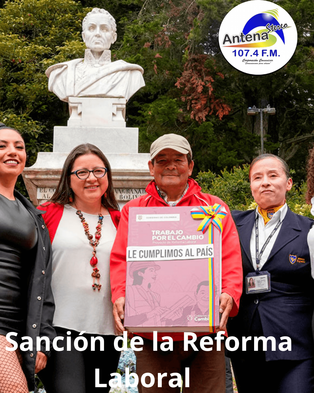 Petro sancionó la Reforma Laboral y llamó a organizar la clase trabajadora para hacerla cumplir