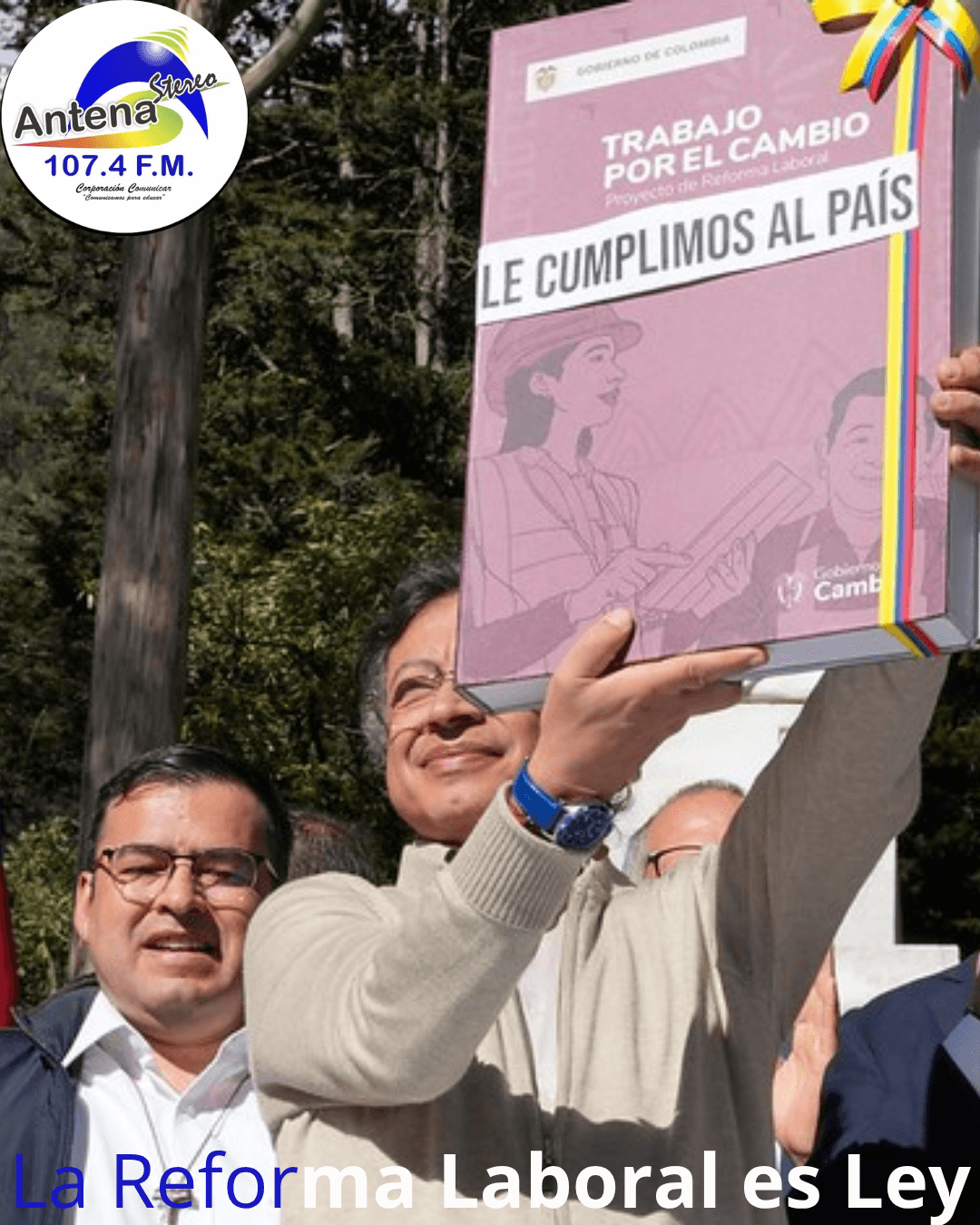 Sanción histórica: Petro convirtió en ley la Reforma Laboral