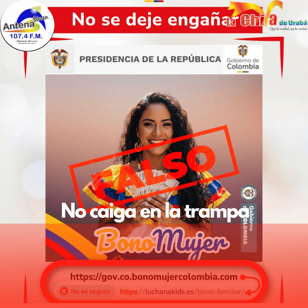 ¡Cuidado! No existe ningún “Bono Mujer de $850.000” advirtió Prosperidad Social