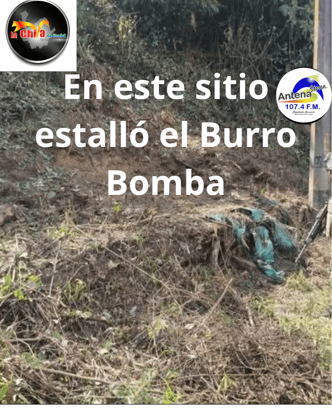 El “burro bomba” usado para atacar al Ejército en Valdivia, sería obra del ELN, como lo hacía las FARC