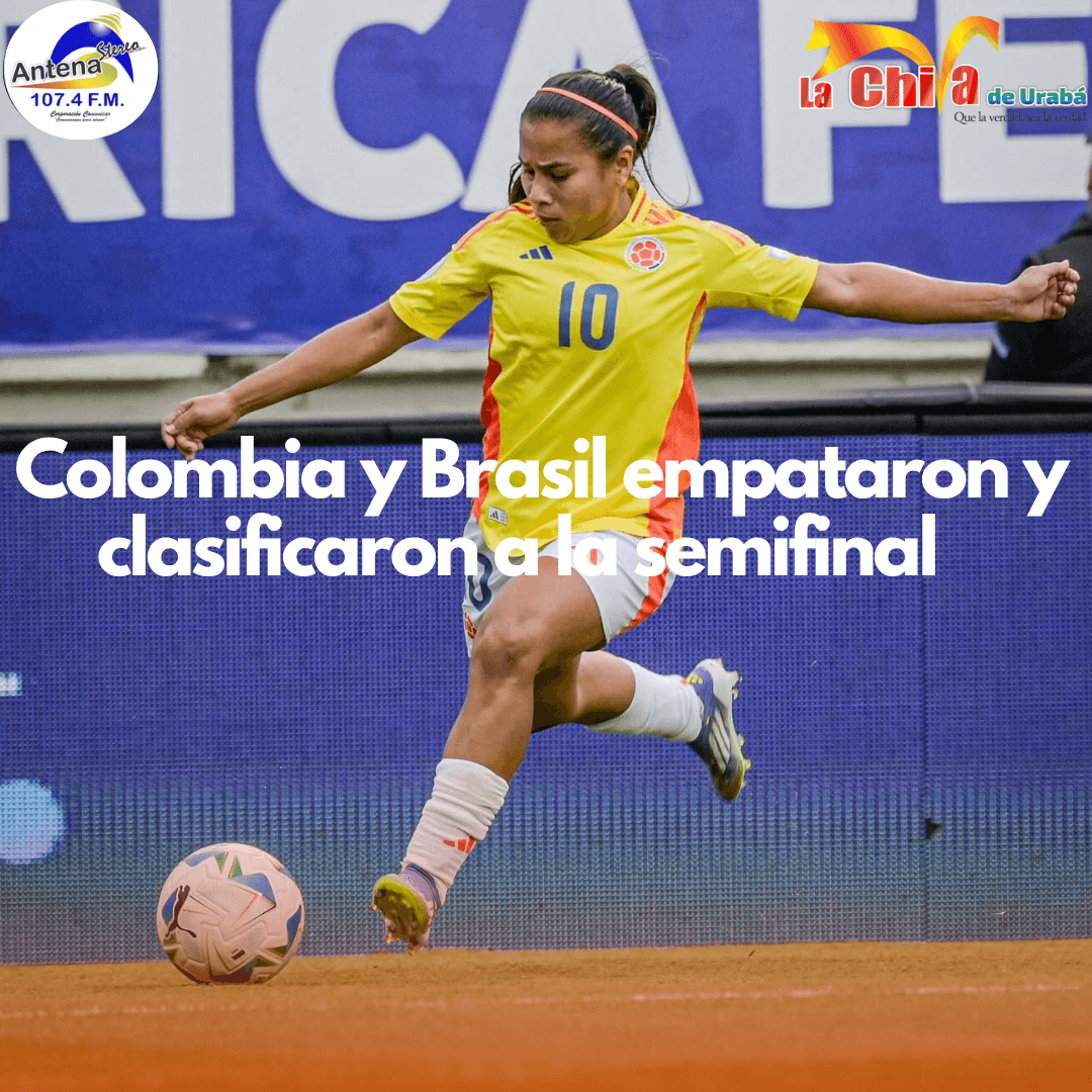 Colombia y Brasil empataron sin goles y avanzan a semifinales de la Copa América Femenina