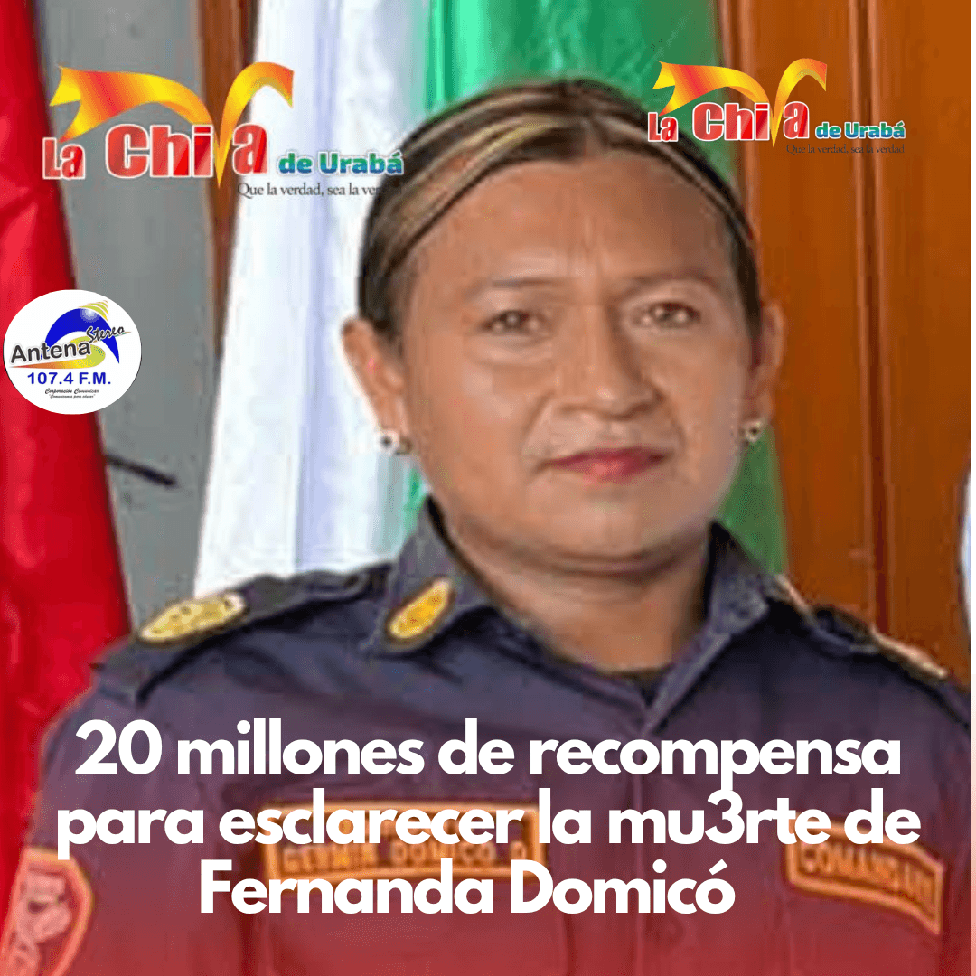 Consternación en Dabeiba por el asesinato de Fernanda Domicó, lideresa indígena trans y jefa de bomberos