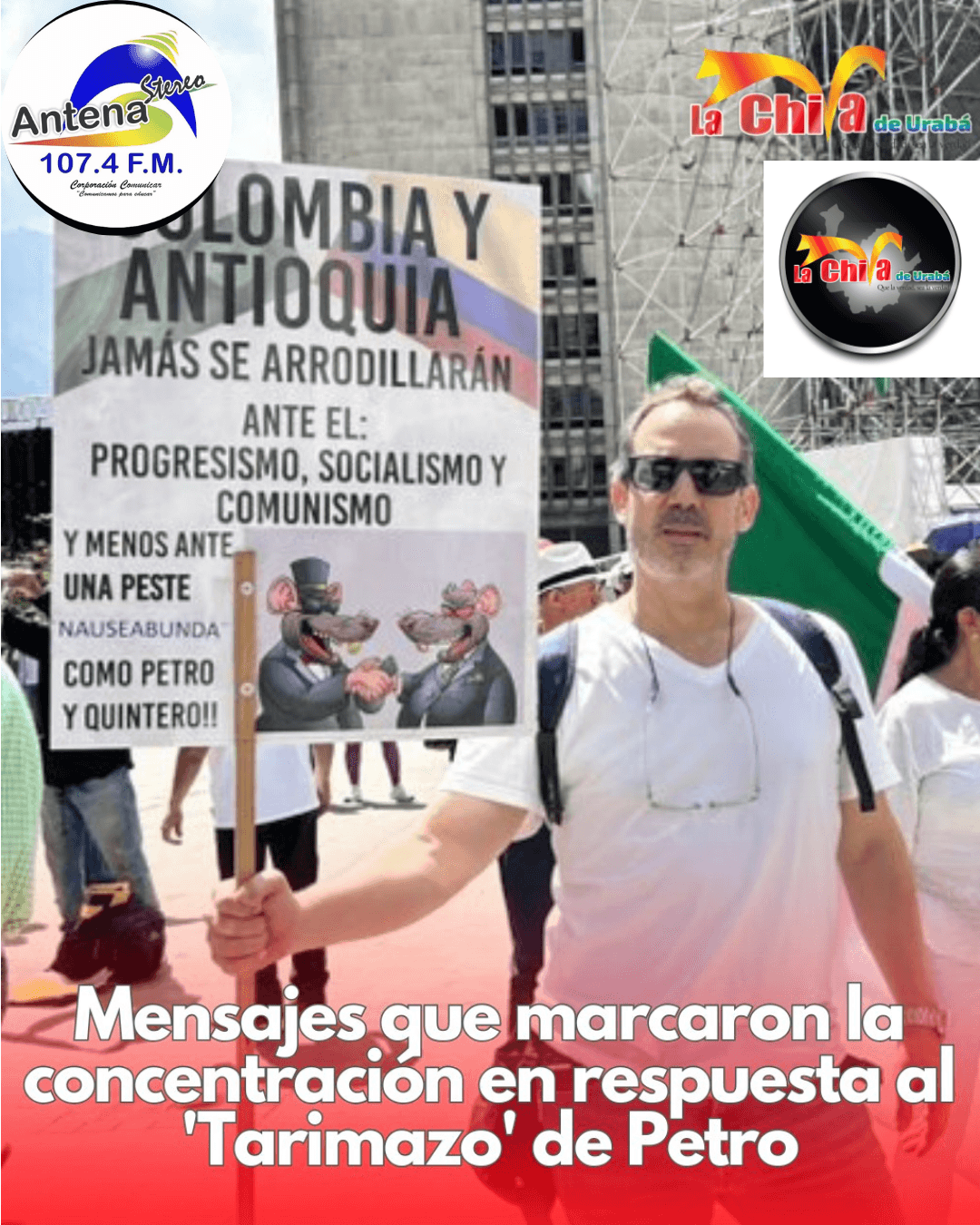 Centro Democrático de Álvaro Uribe y Creemos de Fico Gutiérrez  llenaron La Alpujarra en respuesta a la marcha de Petro