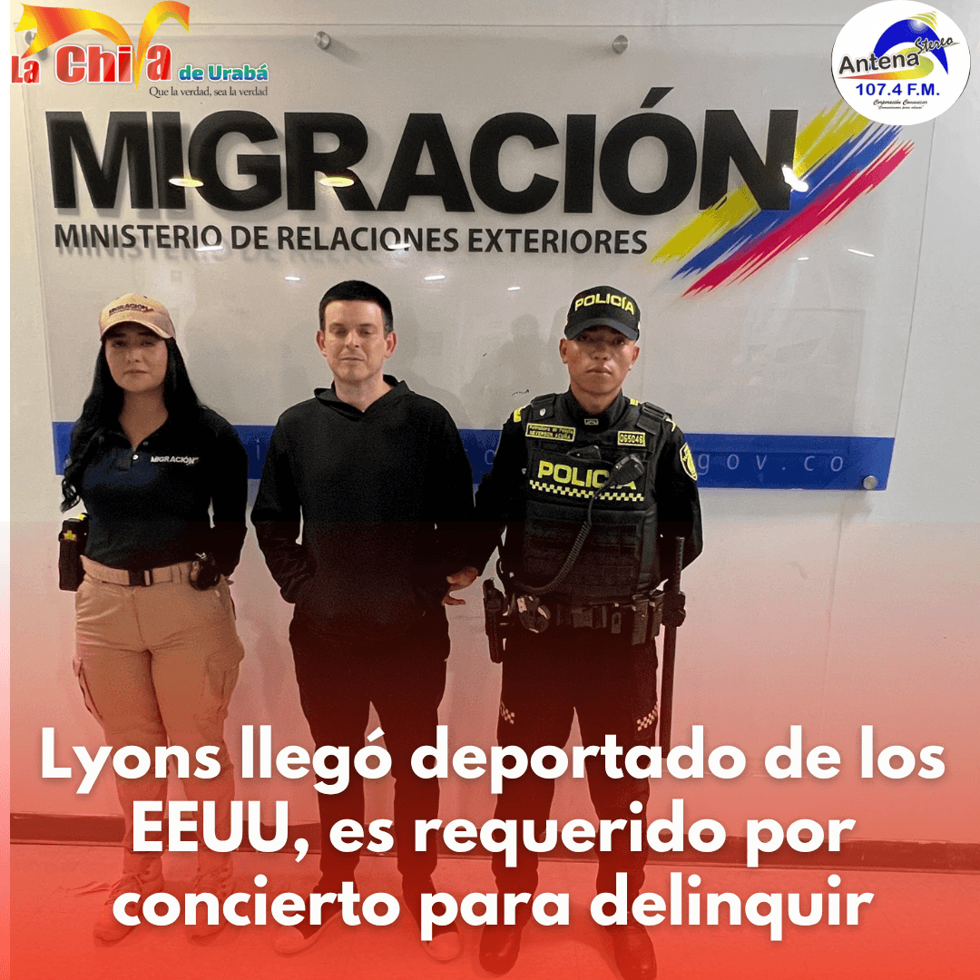 Alejandro Lyons, exgobernador de Córdoba, llegó deportado tras años de procesos judiciales en EE. UU.