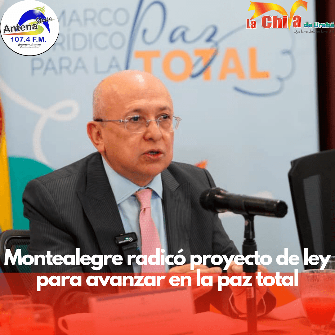 MinJusticia radicó proyecto de ley para la Paz Total y garantizar justicia a las víctimas