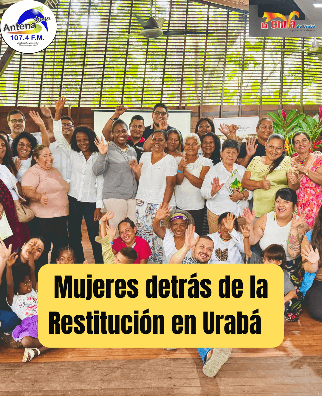 El 40 % de las solicitudes de restitución en Urabá fueron presentadas por mujeres