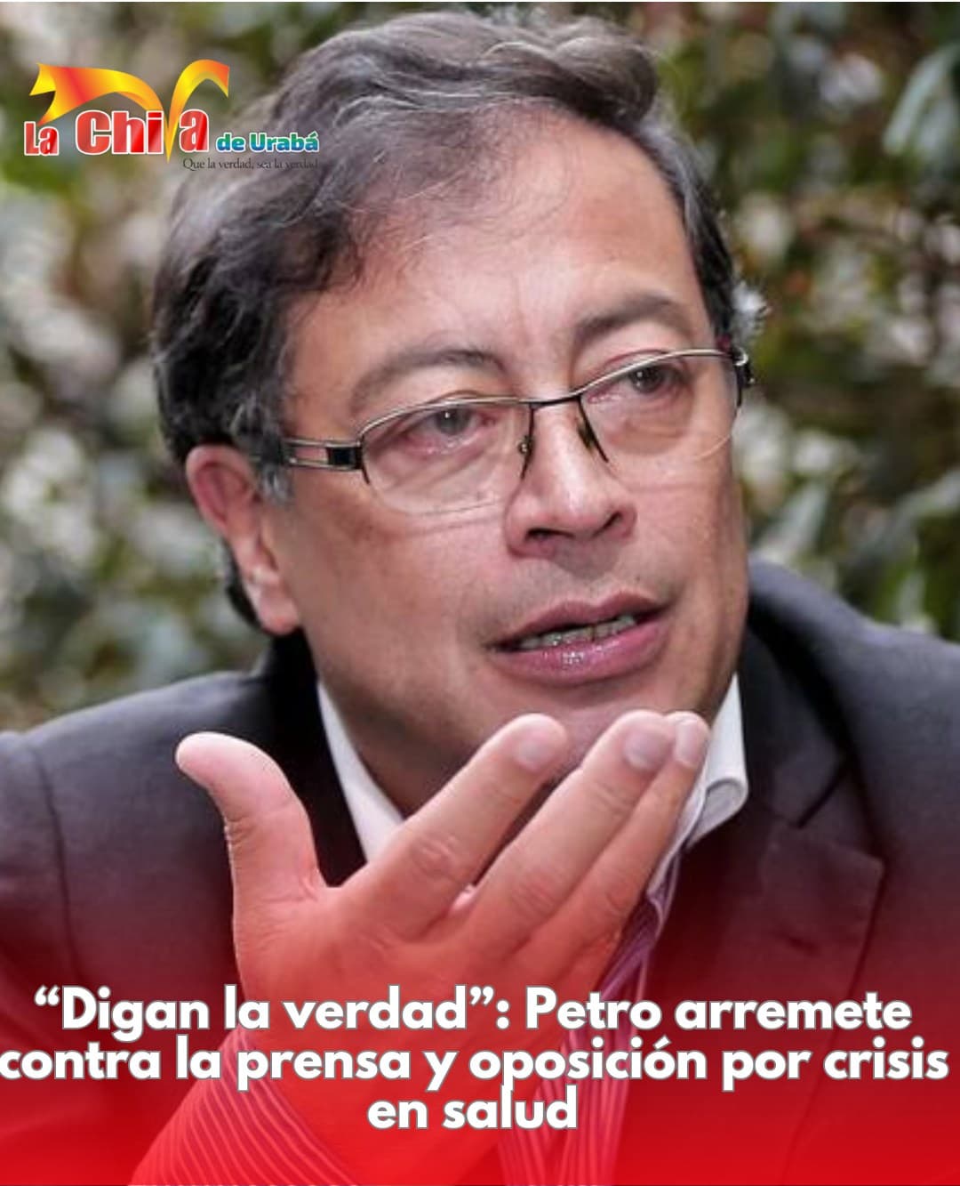Petro responsabilizó a las EPS de la crisis y criticó a medios de los grupos económicos