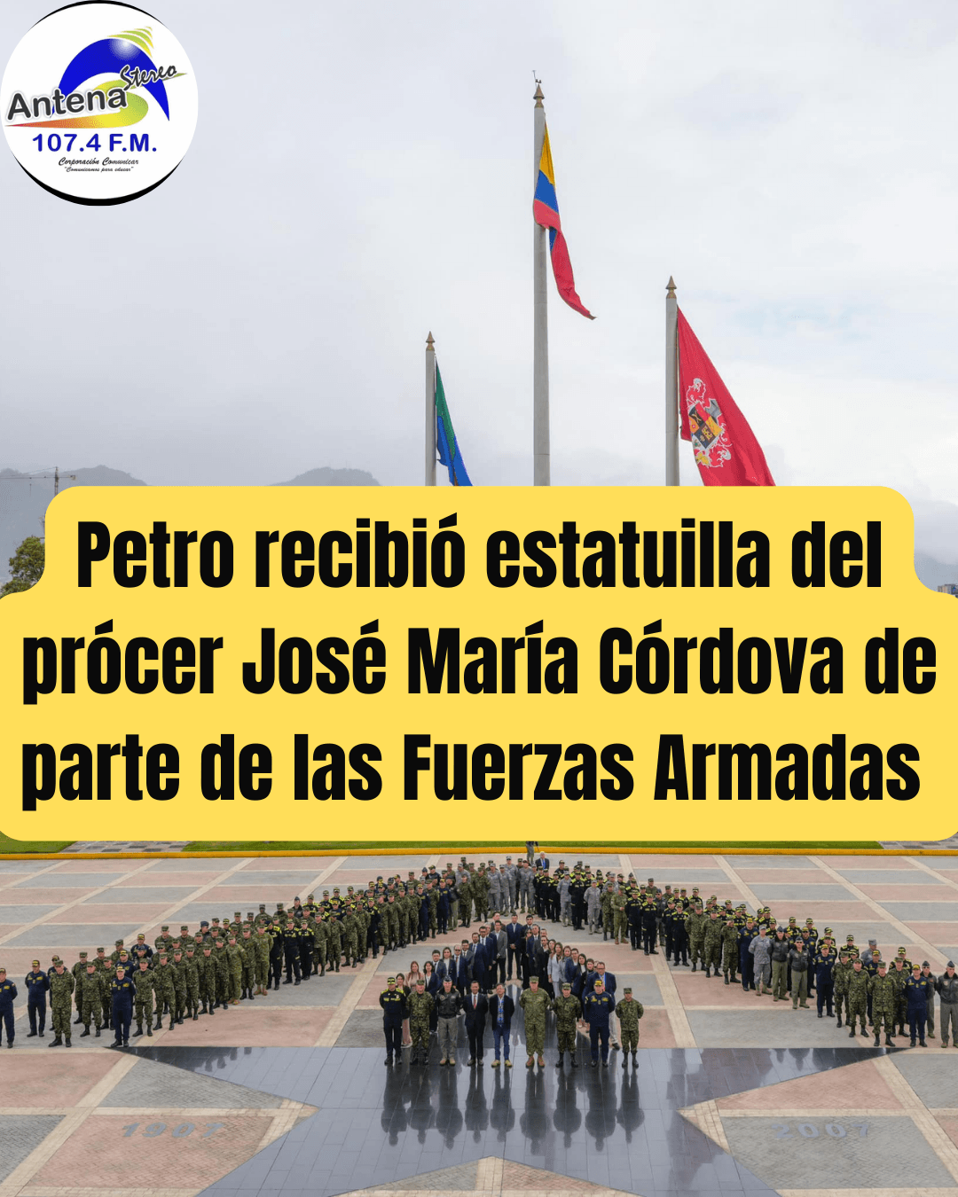 “La Patria no existiría sin quien la defienda”: Fuerzas Militares ratifican respaldo total al presidente Petro