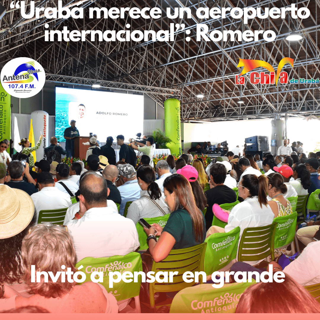 Adolfo Romero, alcalde de Apartadó, llamó a la dirigencia de Urabá a pensar en grande para lograr el desarrollo regional