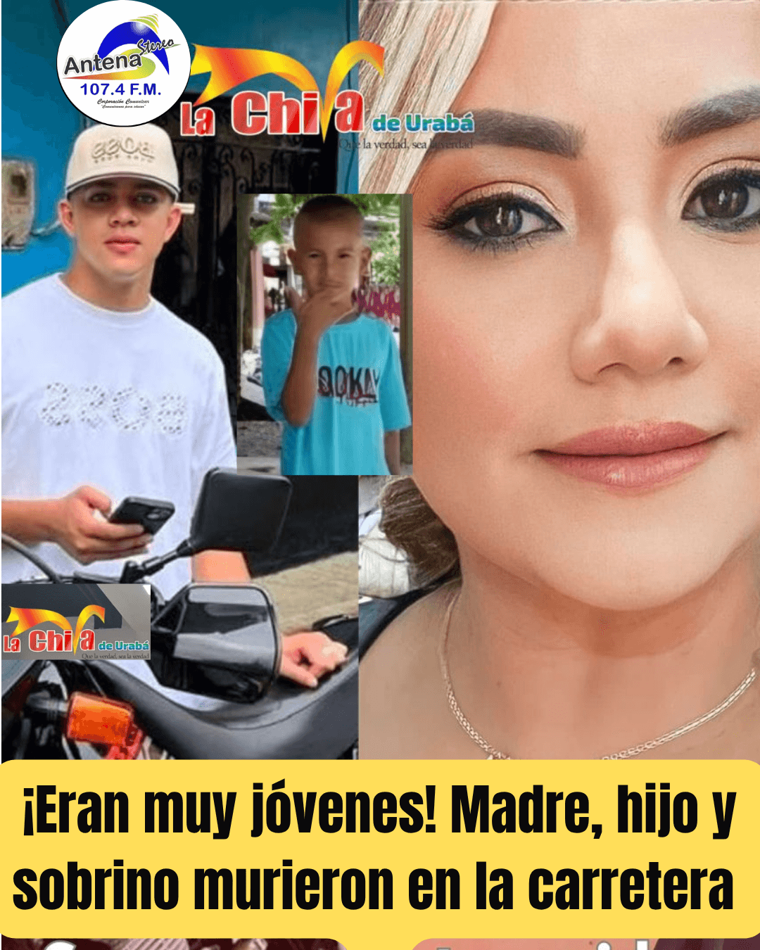 Las tres personas de una misma familia que murieron en la carretera                                                  ¿Por qué?