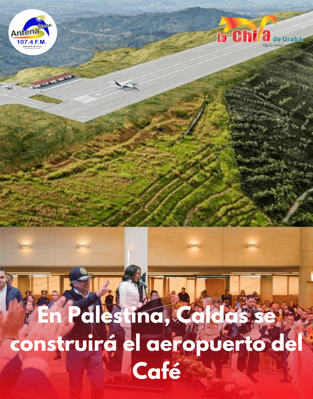 Gobierno abrió licitación para el Aeropuerto del Café en Palestina