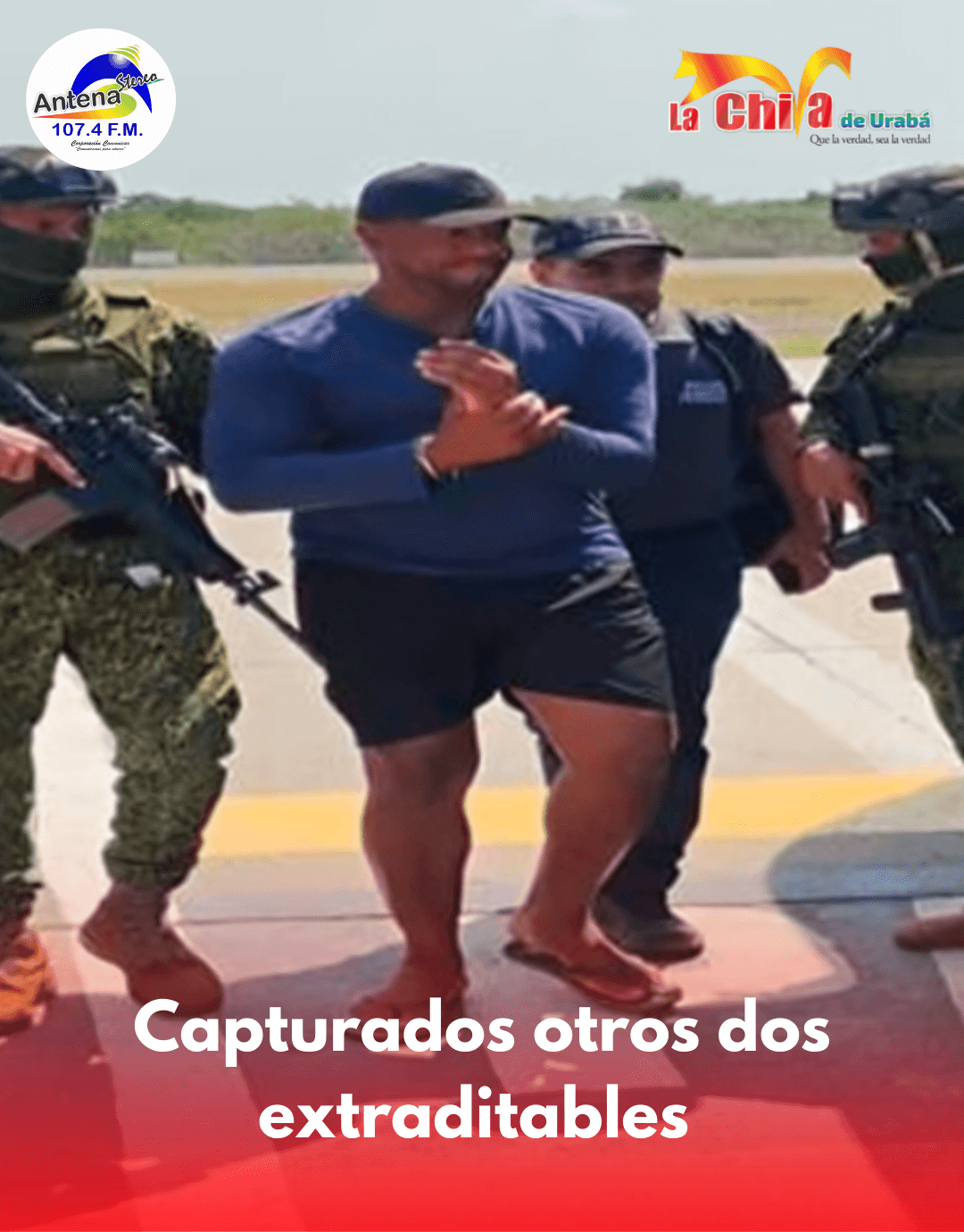 Armada de Colombia capturó a dos hombres pedidos en extradición por EE. UU.