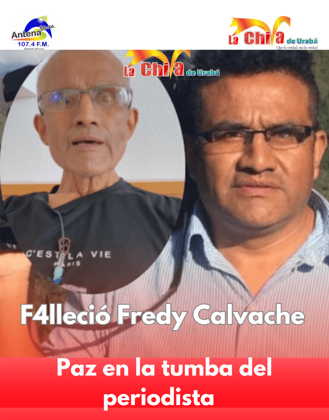 Falleció en Suiza el periodista Fredy Calvache