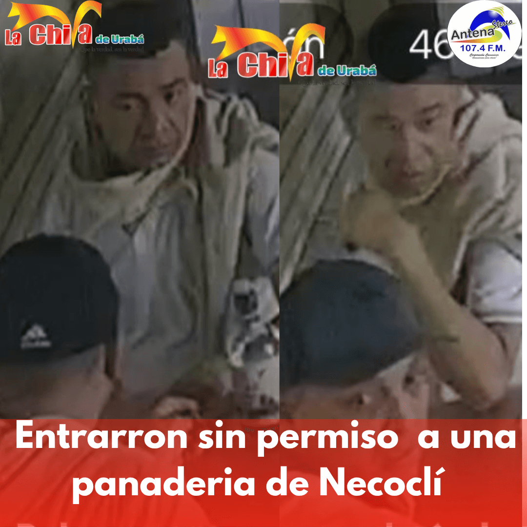 Entraron a robar a un establecimiento de Necoclí, y ahora son famosos