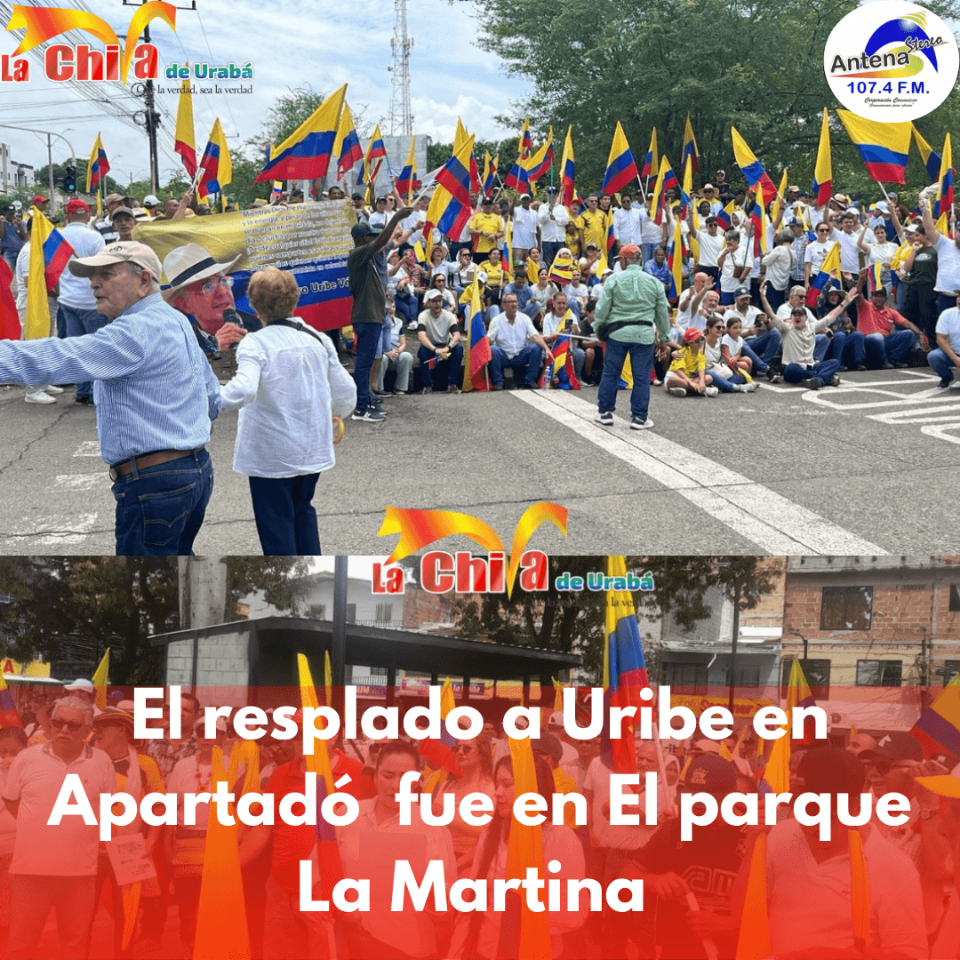Marchas en respaldo a Álvaro Uribe tras condena a 12 años de prisión domiciliaria
