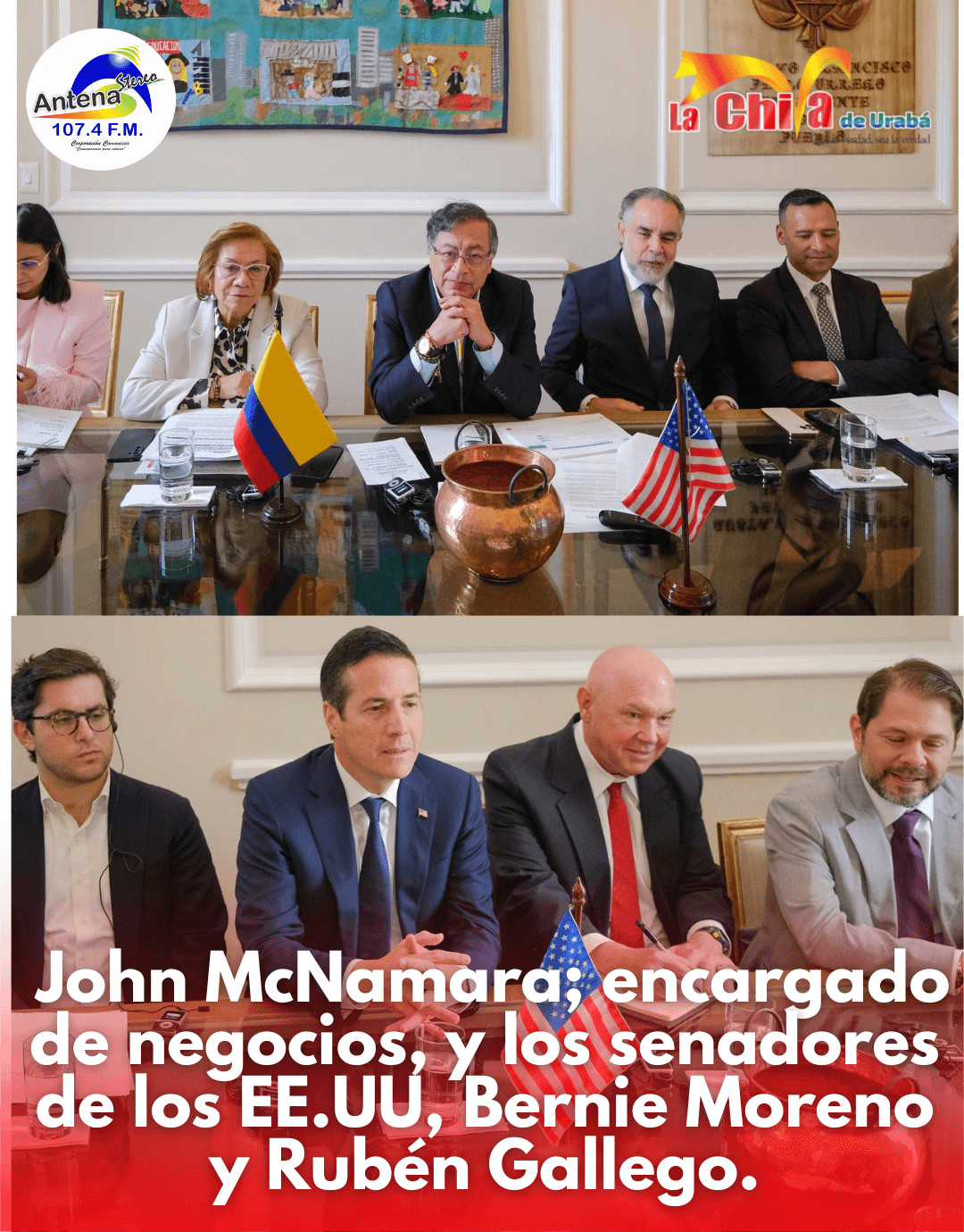 “Hay que mirar hacia adelante en las relaciones entre Colombia y Estados Unidos”: Benedetti