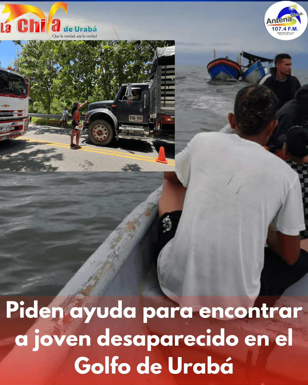 En Punta de Piedra, piden dinero para seguir buscando a desaparecido en el mar