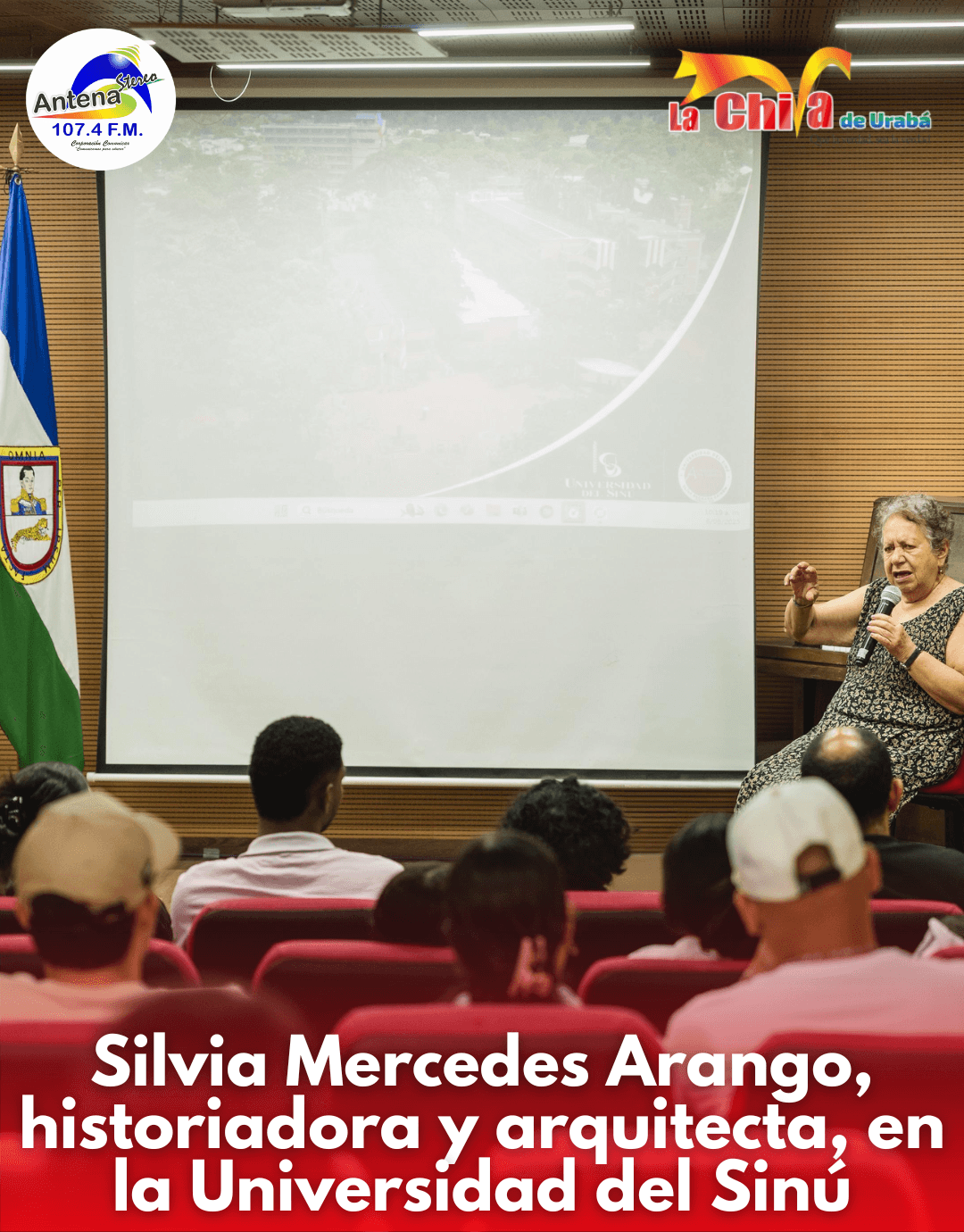 Silvia Arango ofreció clase abierta sobre arquitectura en la Universidad del Sinú