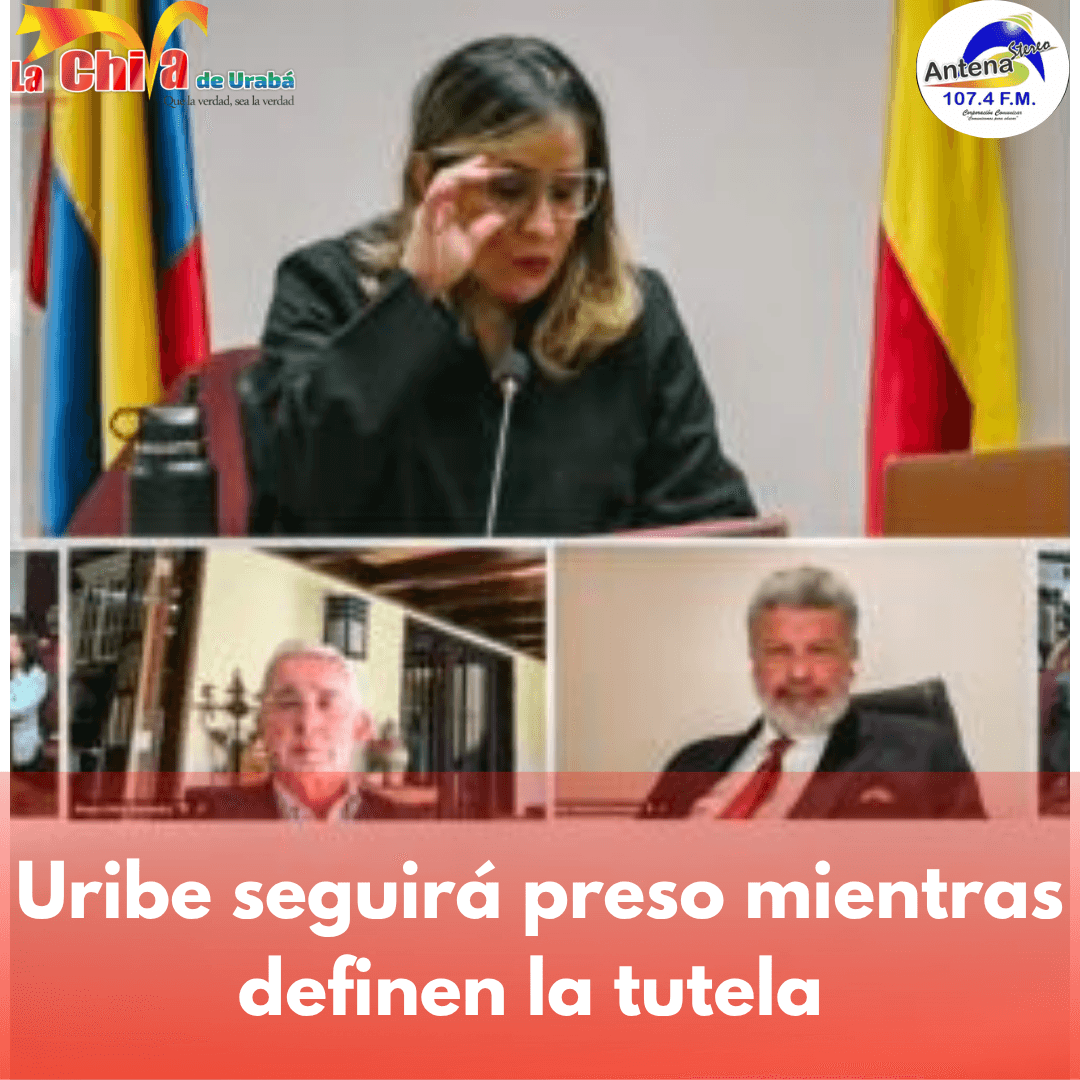 Tribunal negó suspensión provisional de la detención domiciliaria del expresidente Uribe