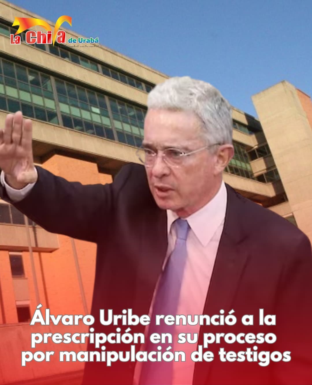 Uribe se quitó  la atadura de la prescripción de su proceso penal
