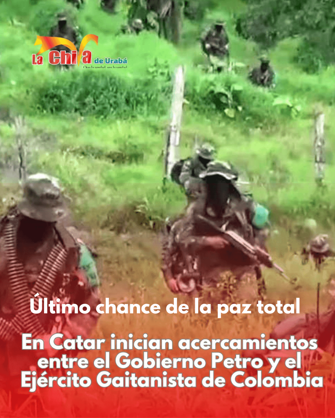 Gobierno de Petro y Ejército Gaitanista de Colombia iniciaron acercamientos en Catar