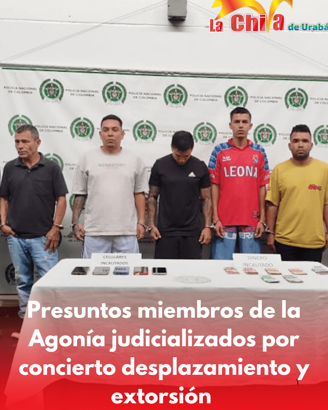 A la cárcel presuntos miembros de “La Agonía” que delinquían en la Comuna 13 de Medellín