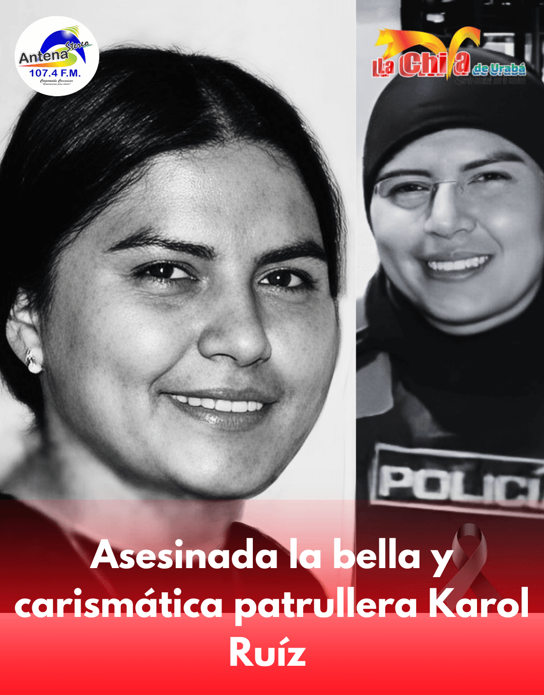 Patrullera de la Policía asesinada en Puerto Tejada, Cauca