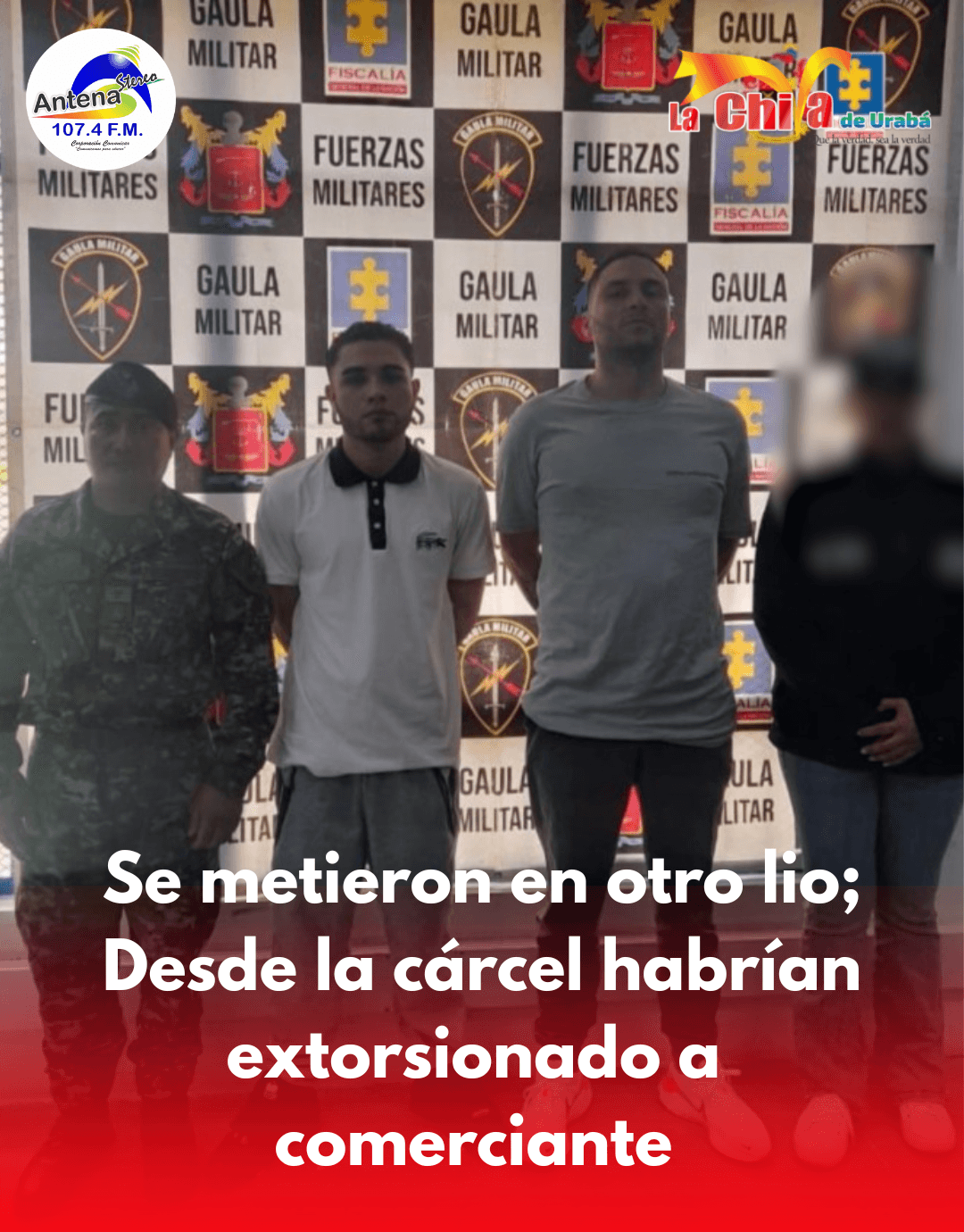 Alias “Pitbull” y su cómplice extorsionaban desde la cárcel El Pedregal
