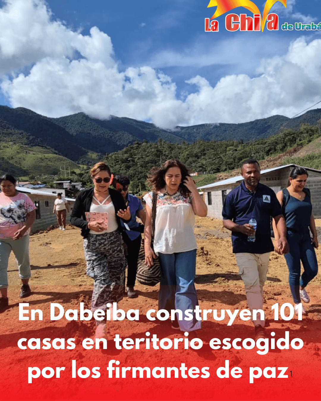 En Dabeiba construyen más de 100 viviendas para firmantes de paz