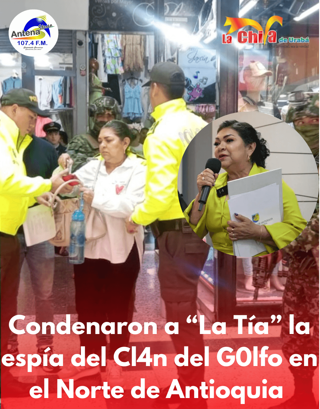 “La Tía” era lideresa social reconocida por la Gobernación de Antioquia