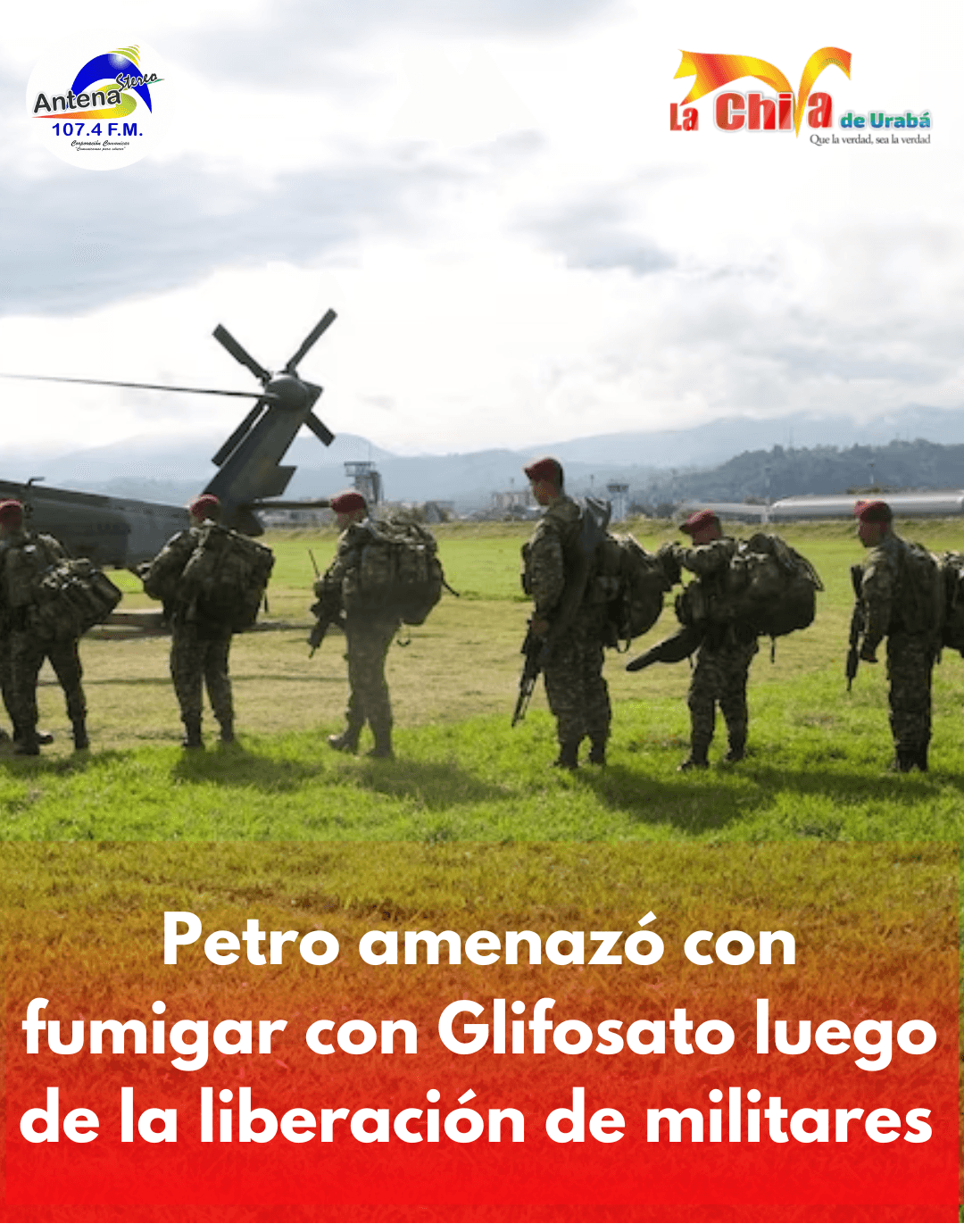 Atención médica a los 45 soldados liberados en el Cañón del Micay