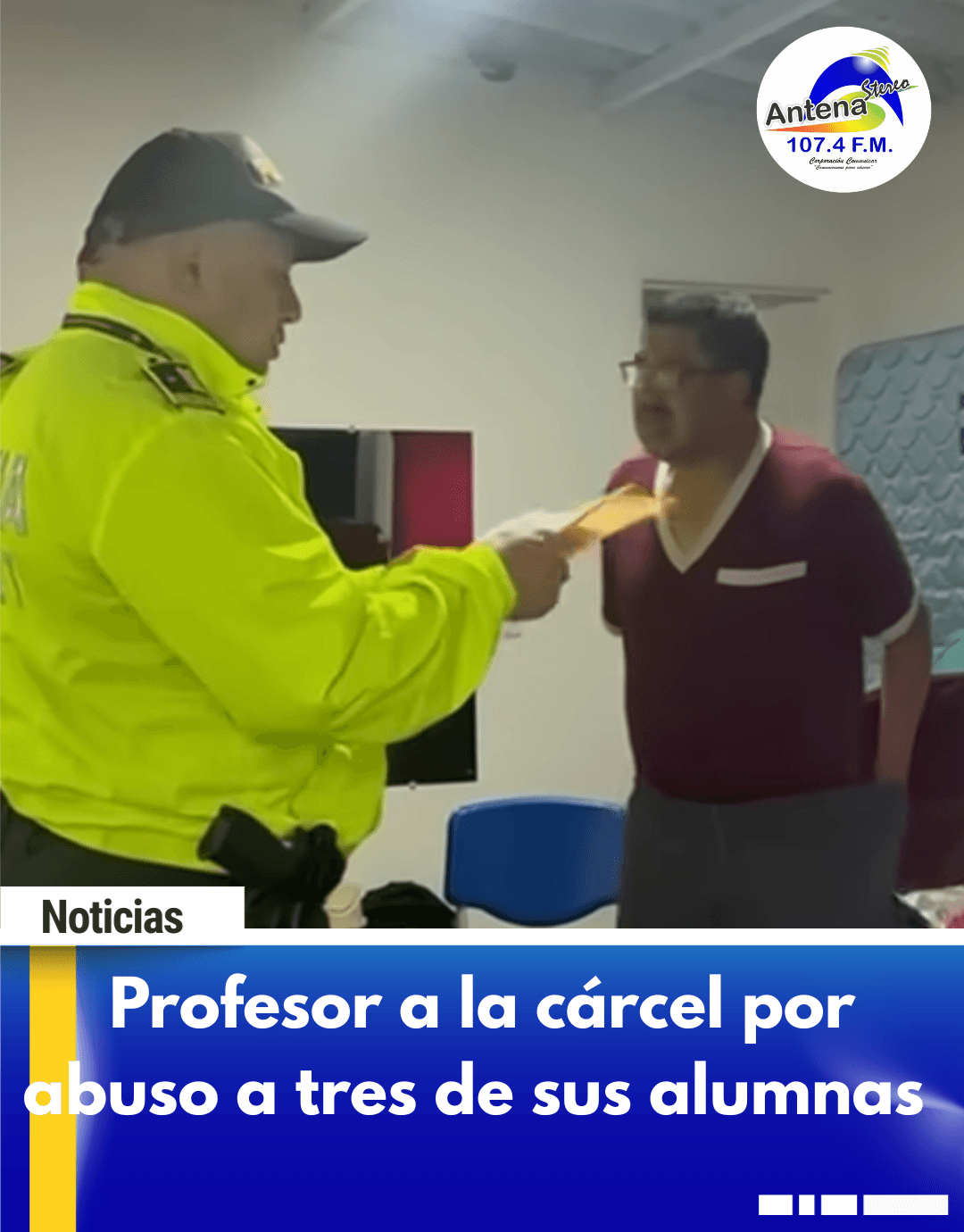 Profesor de Labateca enviado a la cárcel por presunto abuso contra tres alumnas