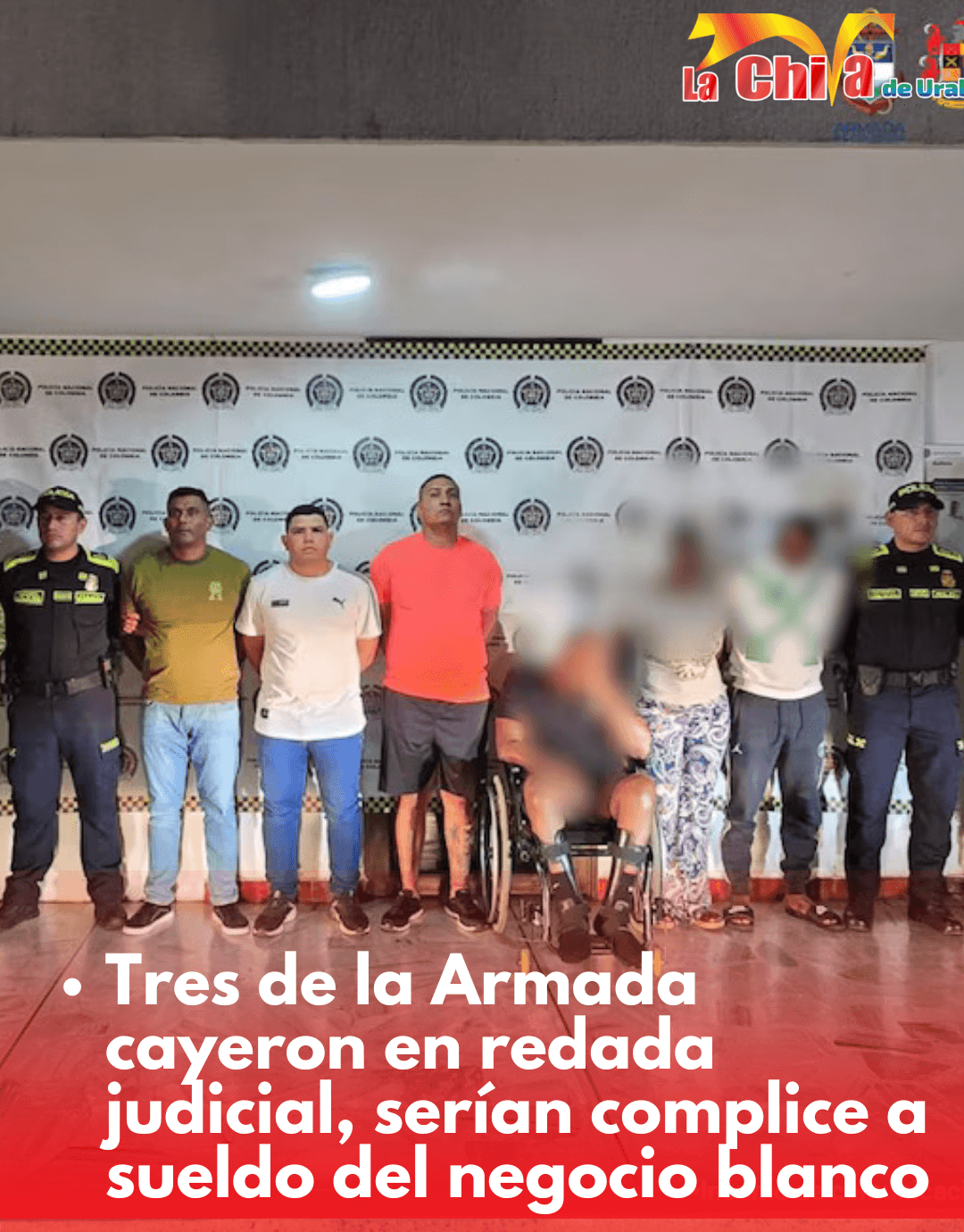 Tres integrantes de la Armada Nacional facilitaban salida de lanchas con cocaína