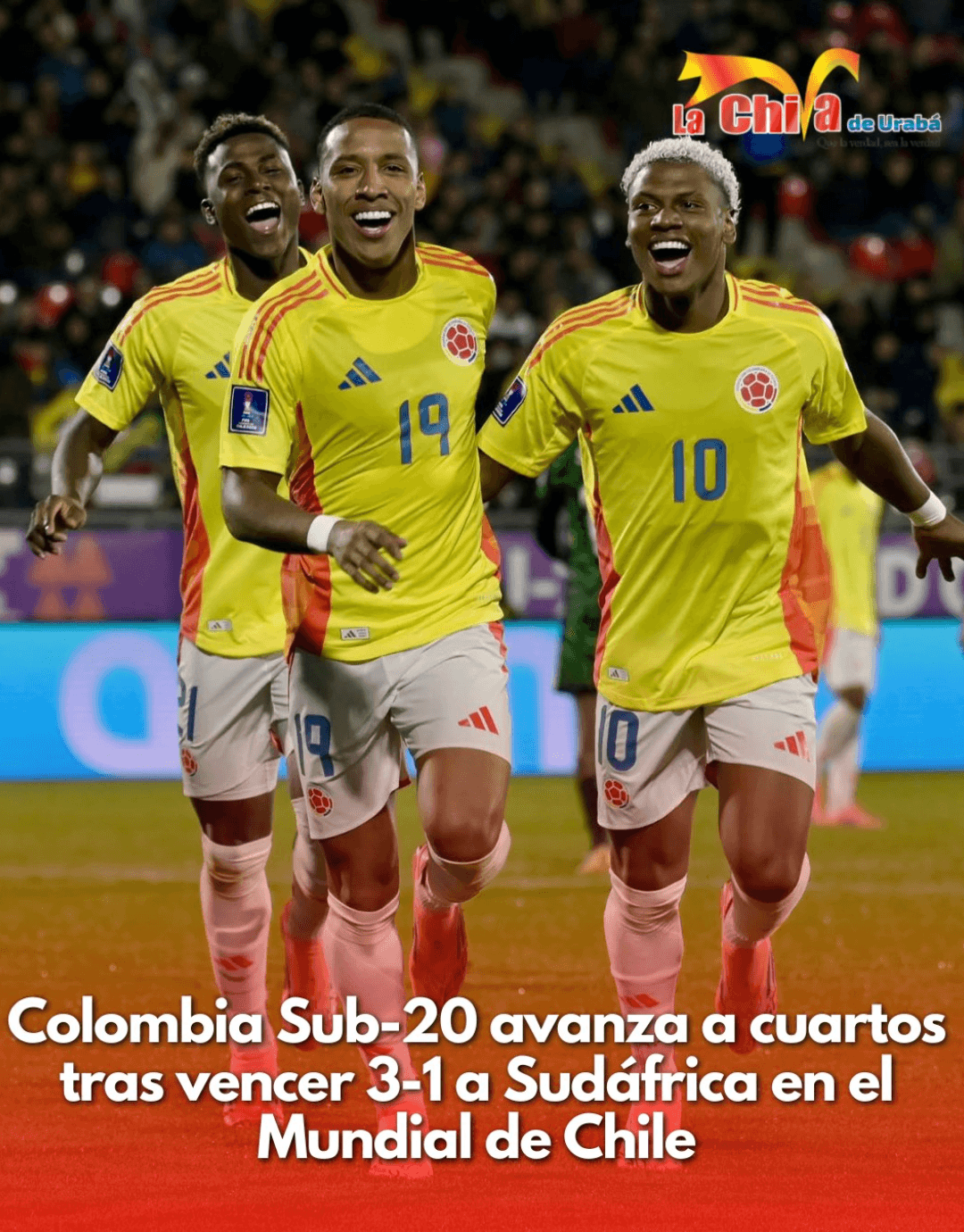 Colombia Sub-20 avanzó a cuartos de final del Mundial de Chile y mantiene su está entre los ocho mejores
