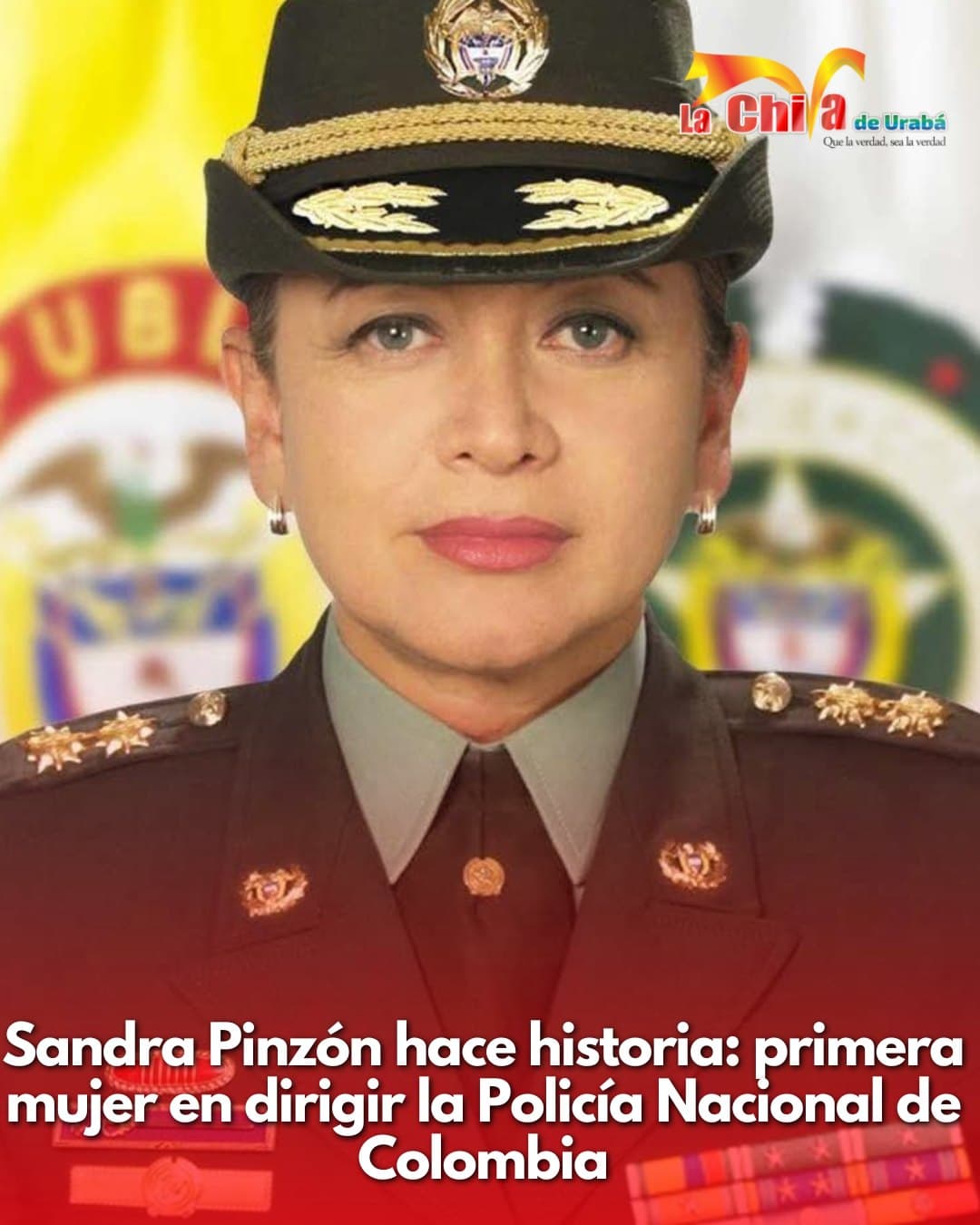 Histórico: Brigadier general Sandra Pinzón primera mujer en dirigir la Policía Nacional
