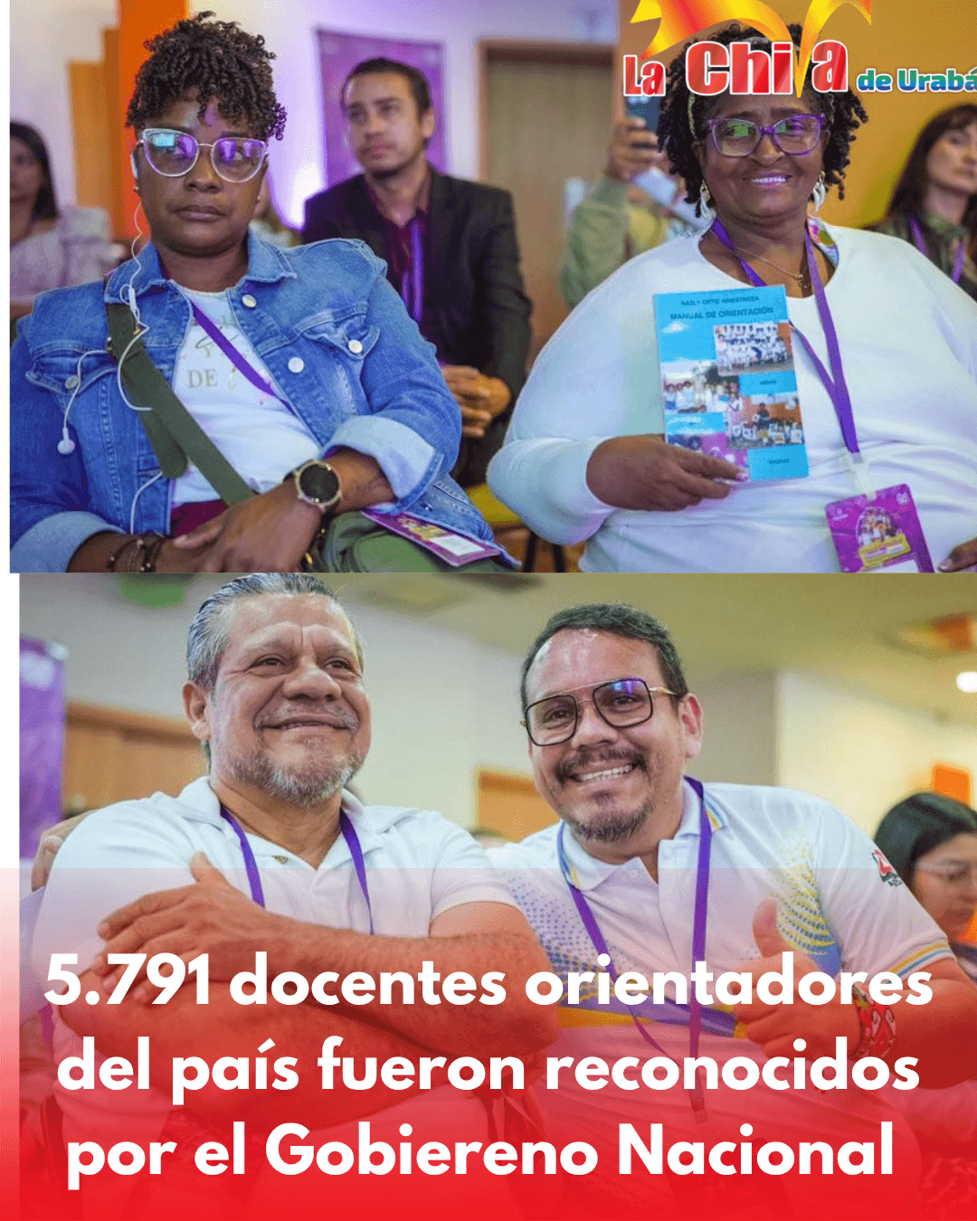 Gobierno reconoció la labor de los 5.791 docentes orientadores del país
