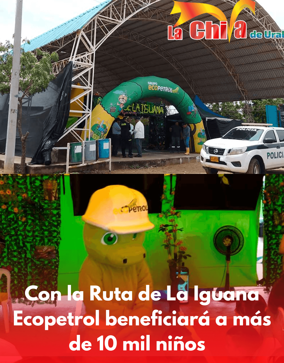 Con La Ruta de la Iguana, Ecopetrol beneficiará más de 10 mil niños