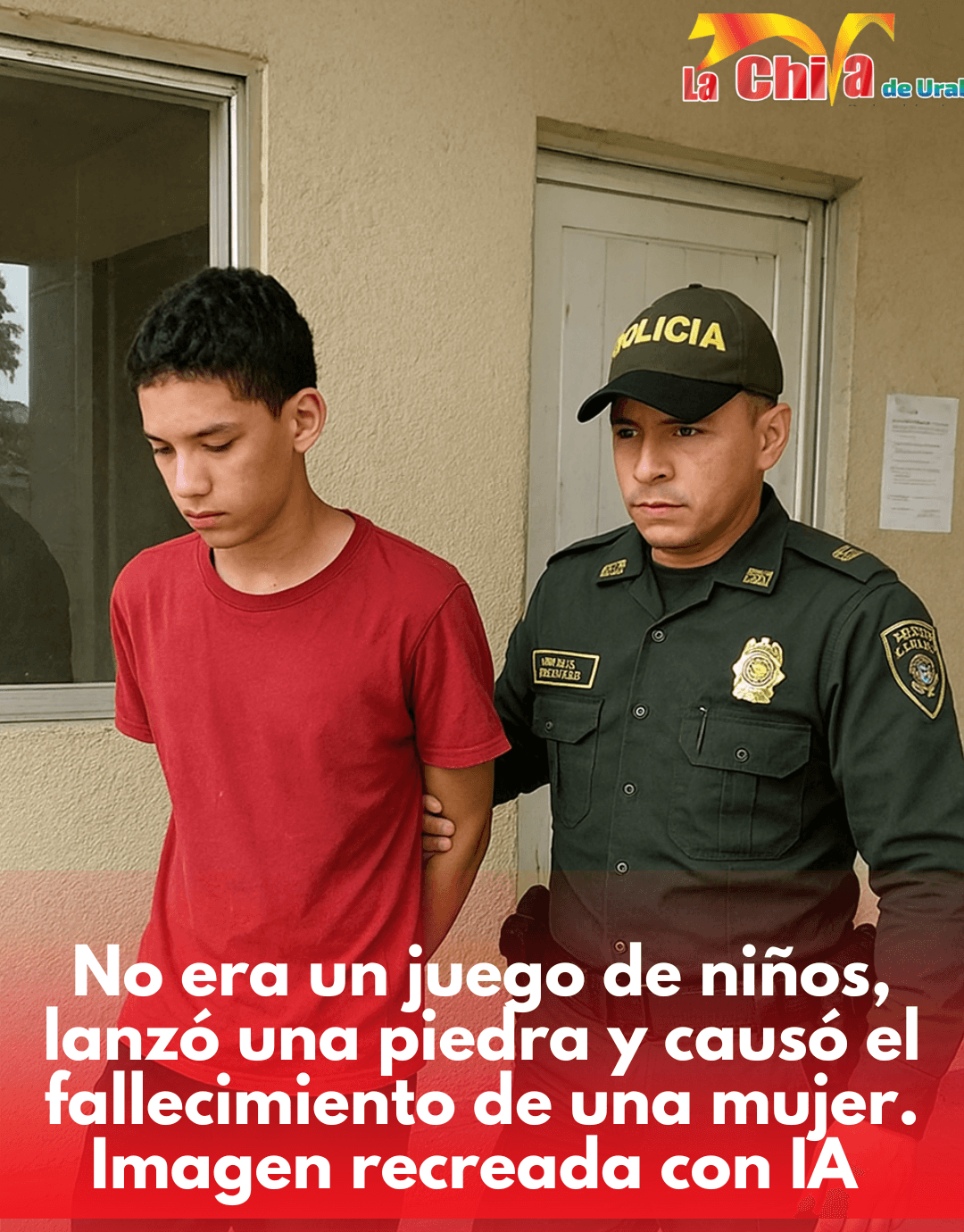 Internamiento a Jovencito que lanzó una piedra a un vehículo y causó la muerte de una mujer