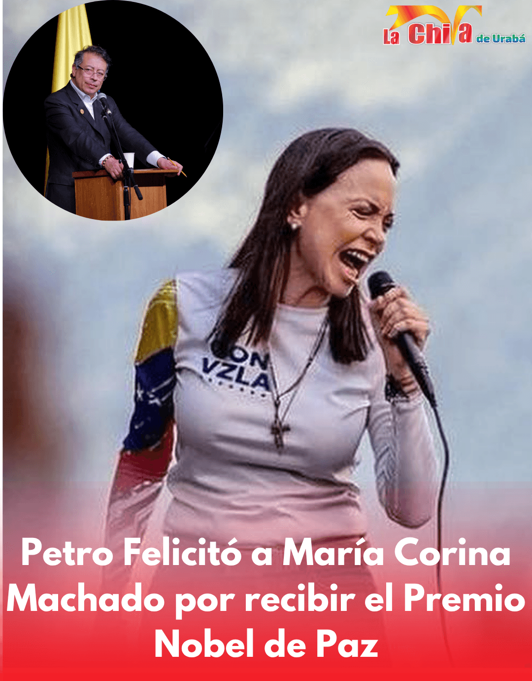 Petro y otros líderes felicitaron a María Corina Machado Premio Nobel de Paz
