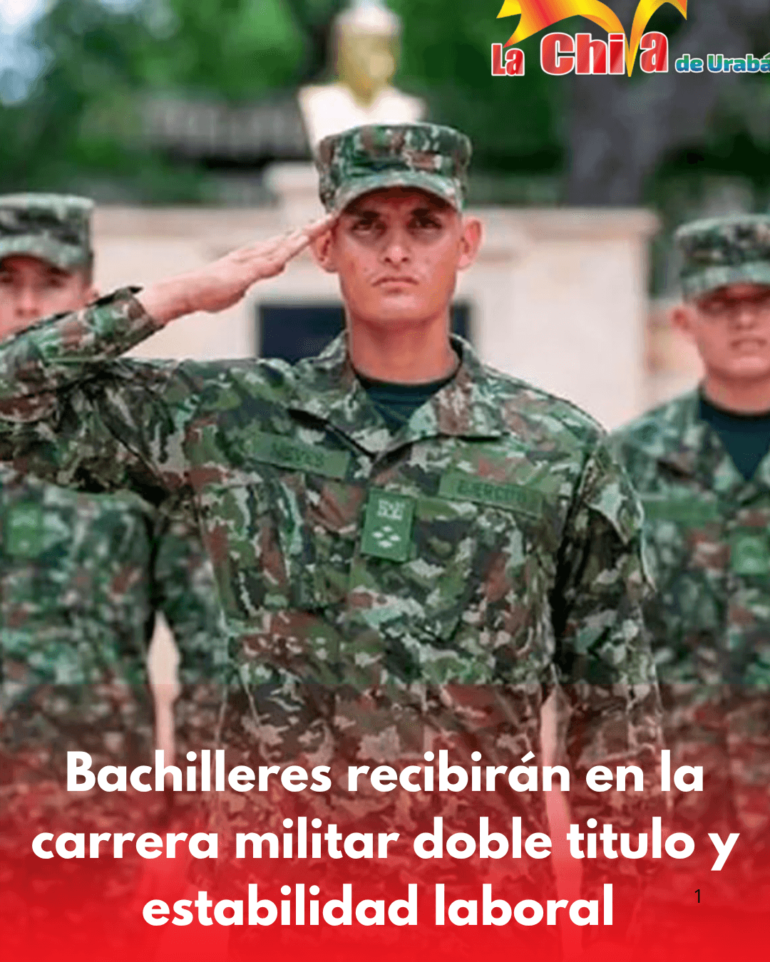 El Ejército abrió convocatoria para bachilleres que quieran ser suboficiales con doble titulación